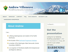 Tablet Screenshot of andrewvilleneuve.com